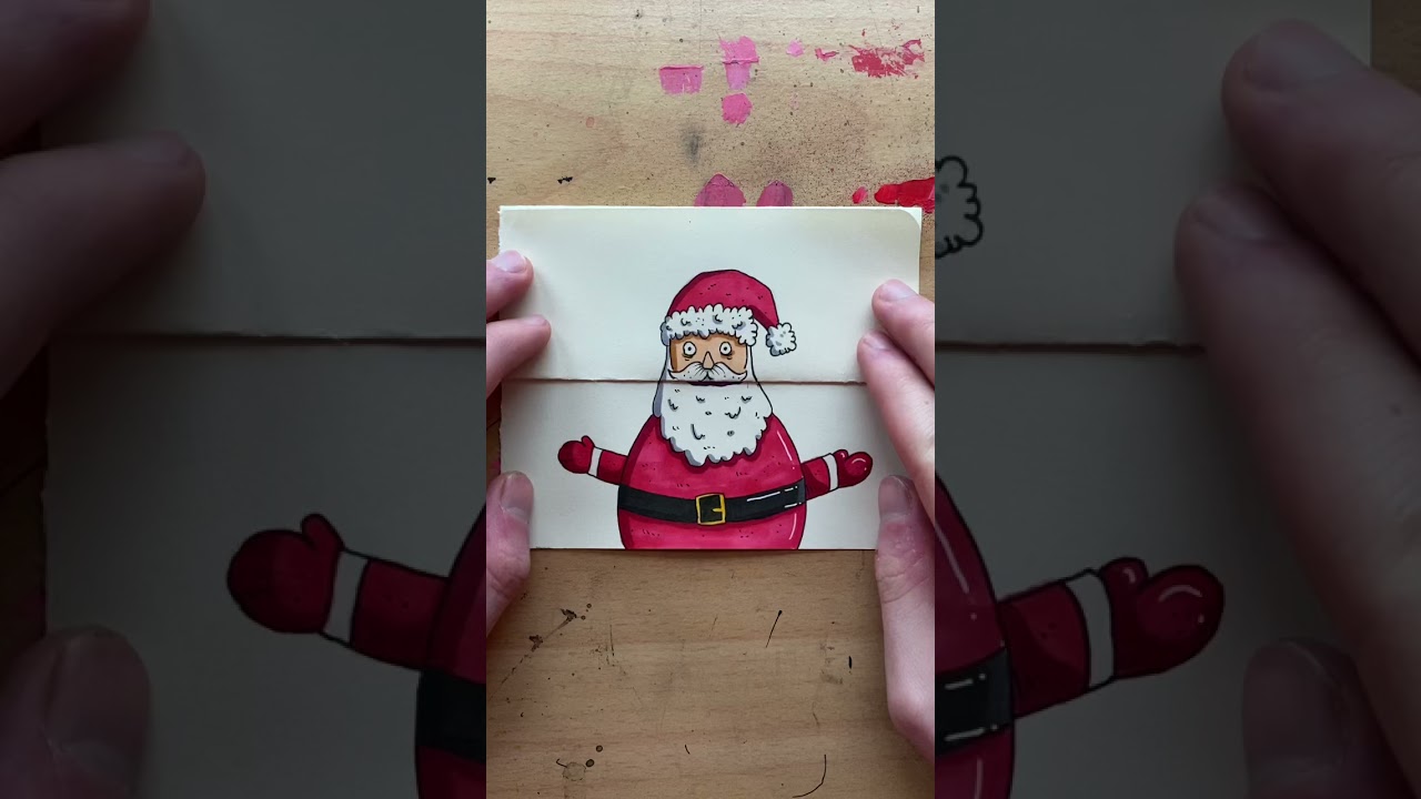 Le père-Noël après sa 72e injection