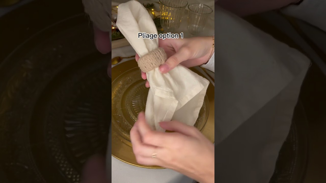 DIY ronds de serviettes à partir de matière de récup’🧻 #pourtoi #diy #noel #faitmain #shorts