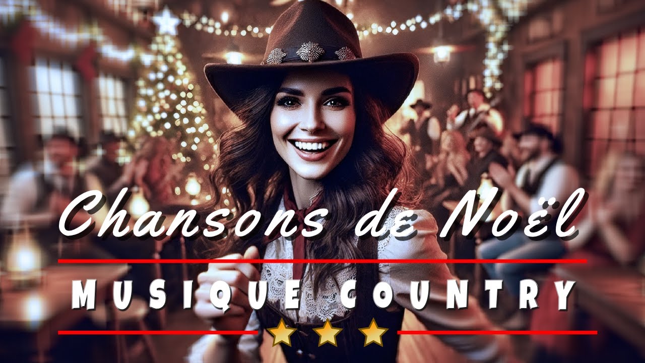 🎄 Belles chansons de Noël en français | Musique country Cajun et Western pour Noël entre cowboys 🎶