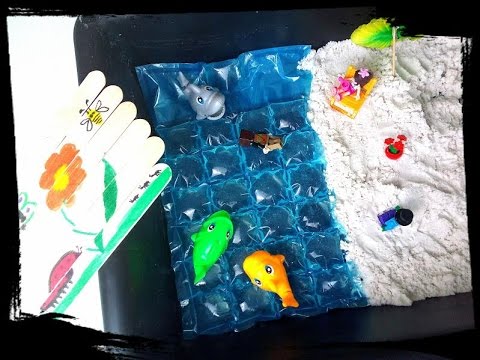 activité montessori été : bac sensoriel