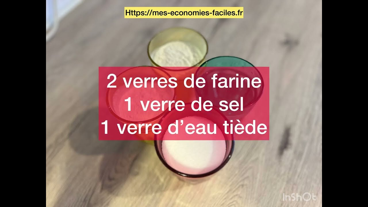 La recette de la pâte à sel