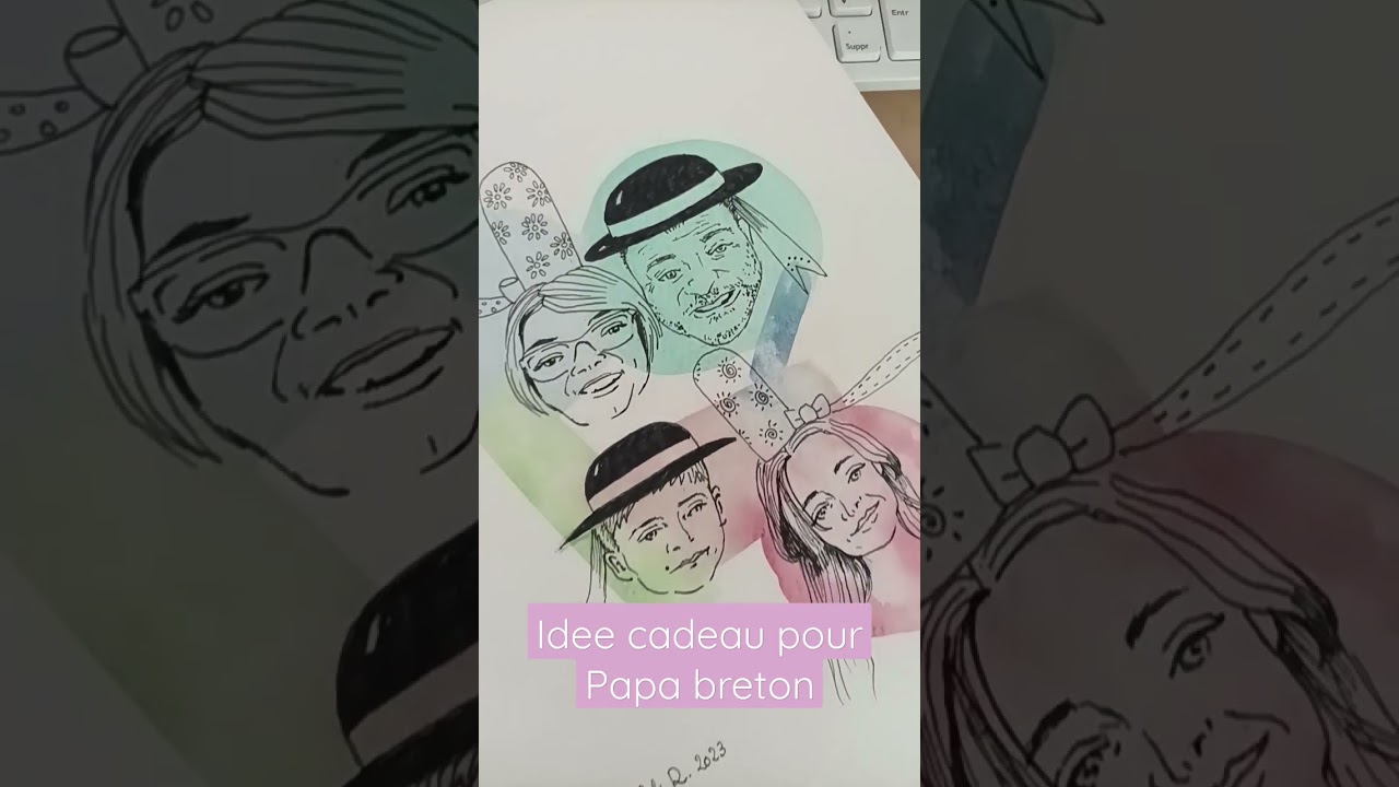 besoin d'un cadeau pour la fête des pères ? voici une idée ! #bretagne #art #breton #papa