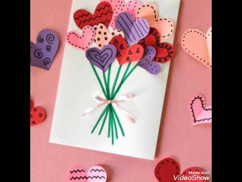 Un bouquet de coeurs pour la fête des mamans - École à distance (GS, maternelle)
