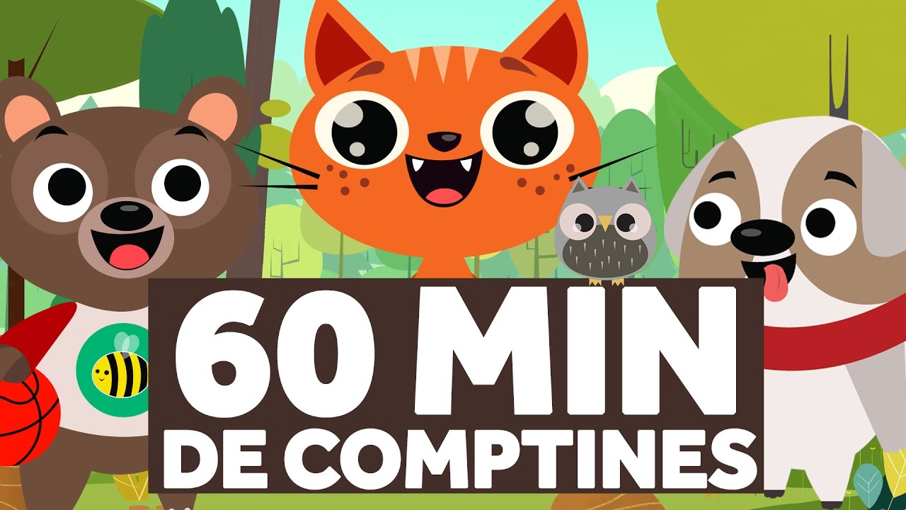 1 Heure de Comptines pour les Enfants - Promenons-Nous Dans Les Bois - Le Monde des Zibous