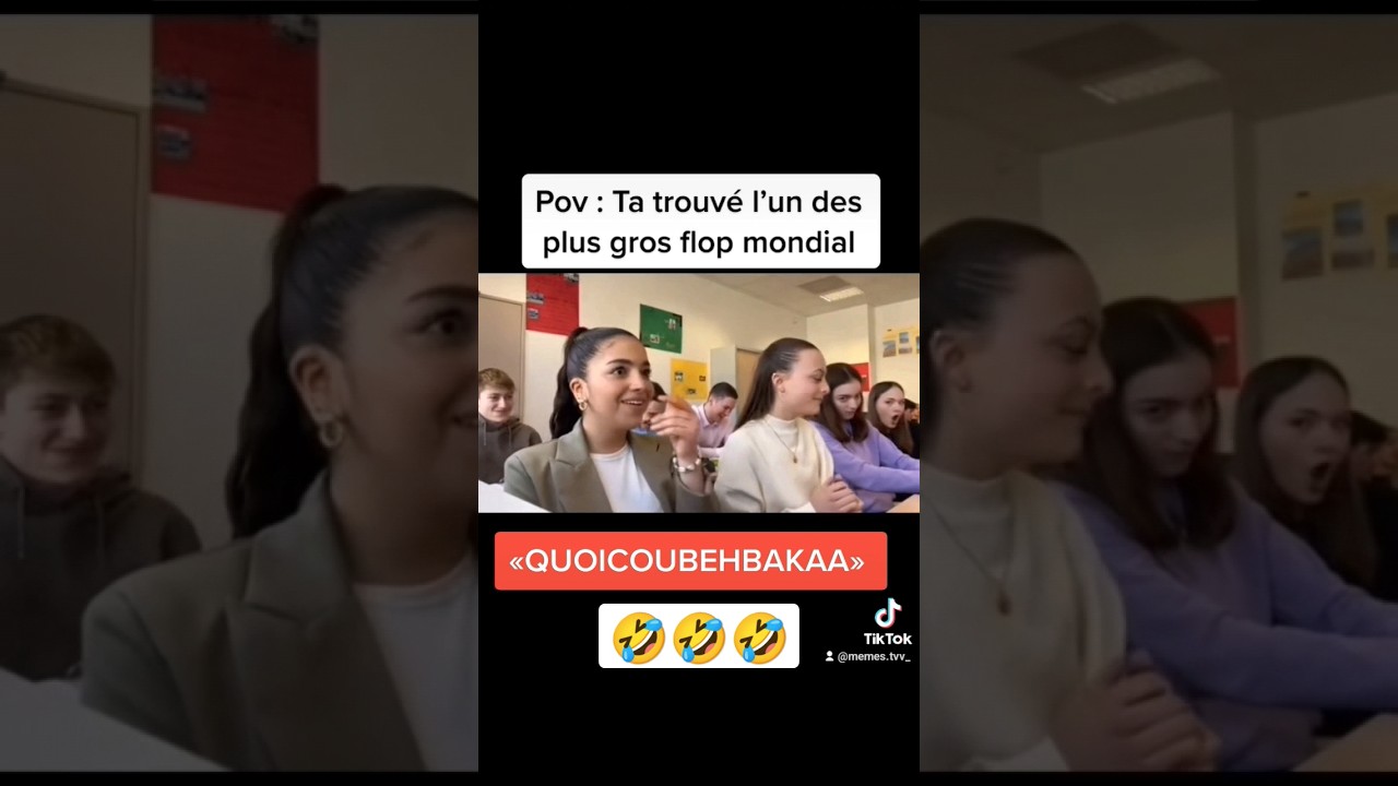 Quoicoubehbaka en classe 🤣🤣 (elle se fait exclure)