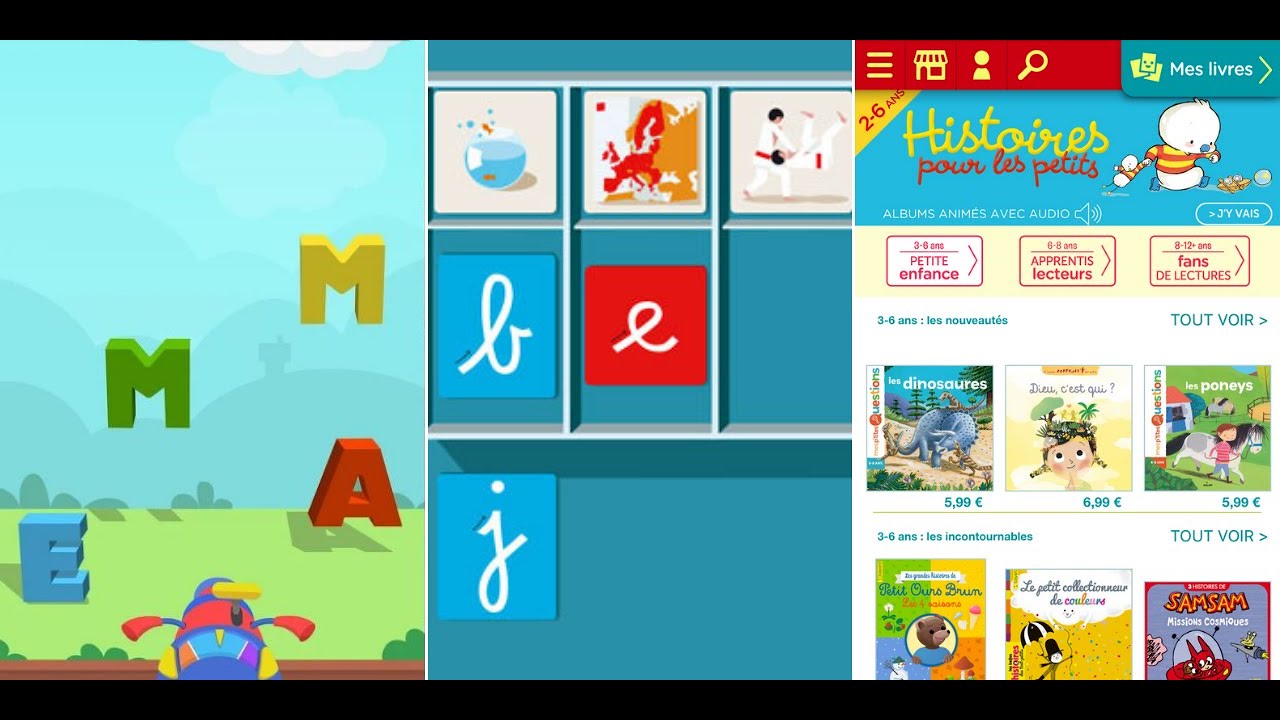 Trois applis pour apprendre à lire en s'amusant