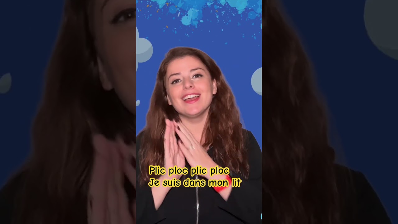 Plic ploc, j’écoute la pluie 🌧️ #musique #comptines #maternelle
