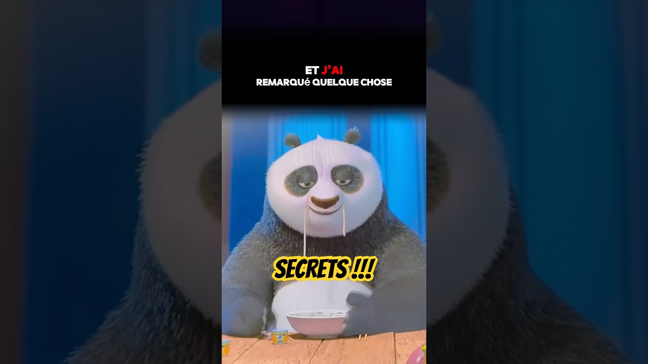 😱Ces secrets cachés dans #kungfupanda !!🤯 #dreamworks #disney #shorts
