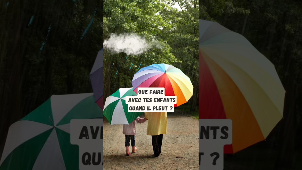 Que Faire Avec Tes Enfants Quand Il Pleut #short #activitésenfants #homeorganiser