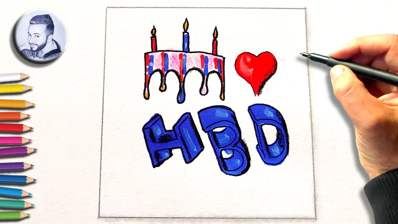 Comment dessiner une carte d anniversaire