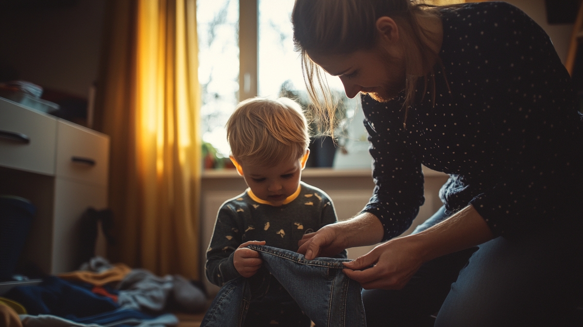 Comment ajuster les vêtements évolutifs ?