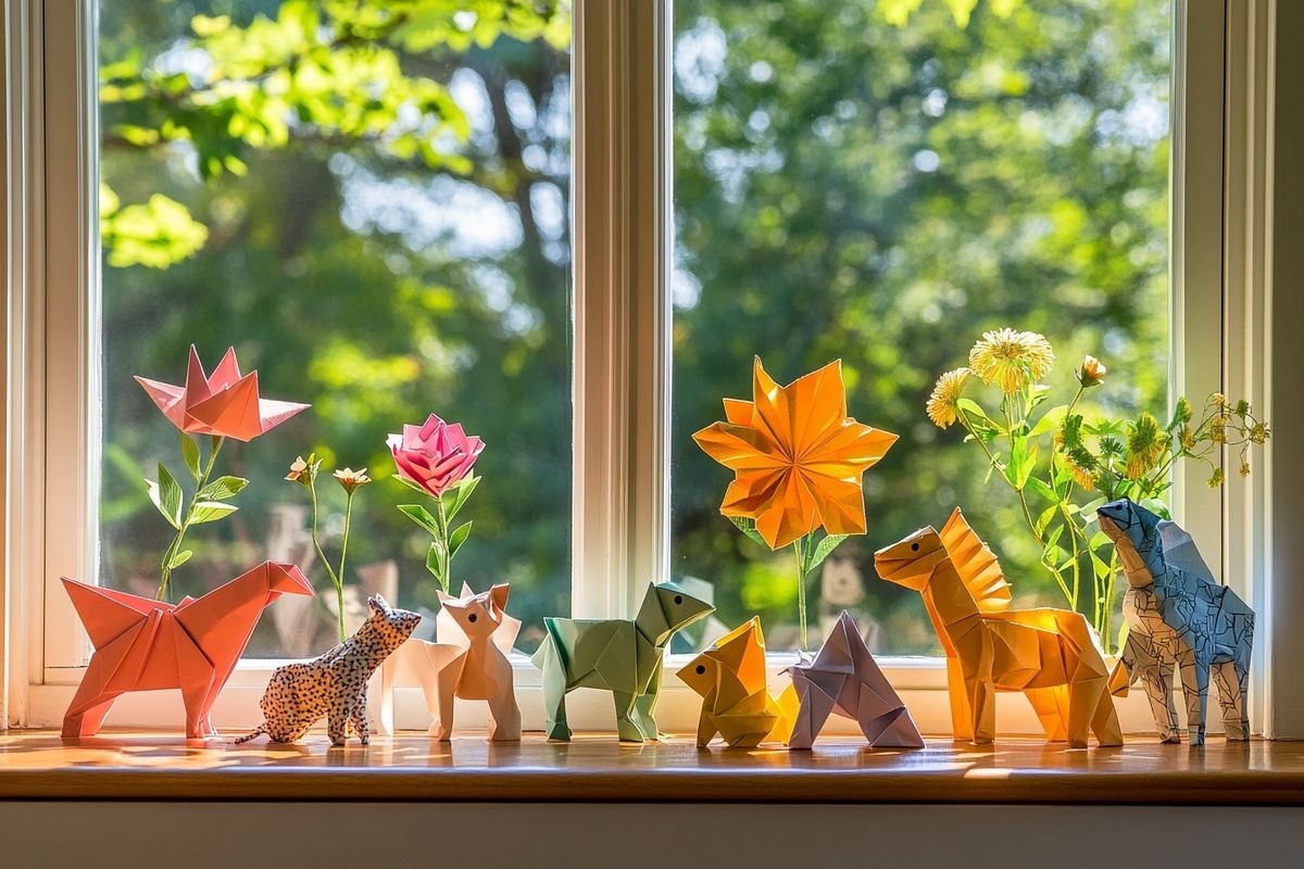 Premiers pas avec des origamis adaptés aux enfants