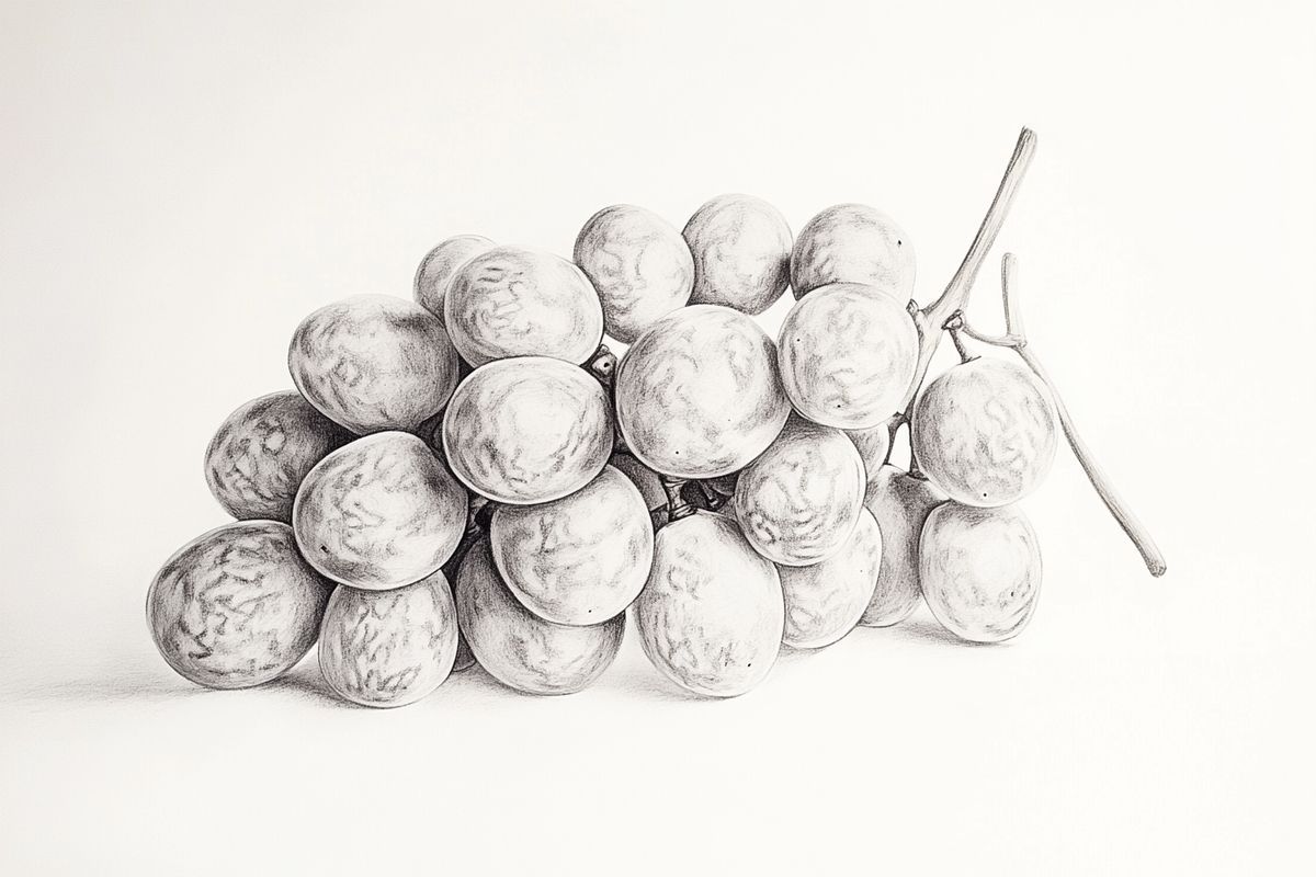 Découvrez le secret pour dessiner des grappes de raisin comme un pro !