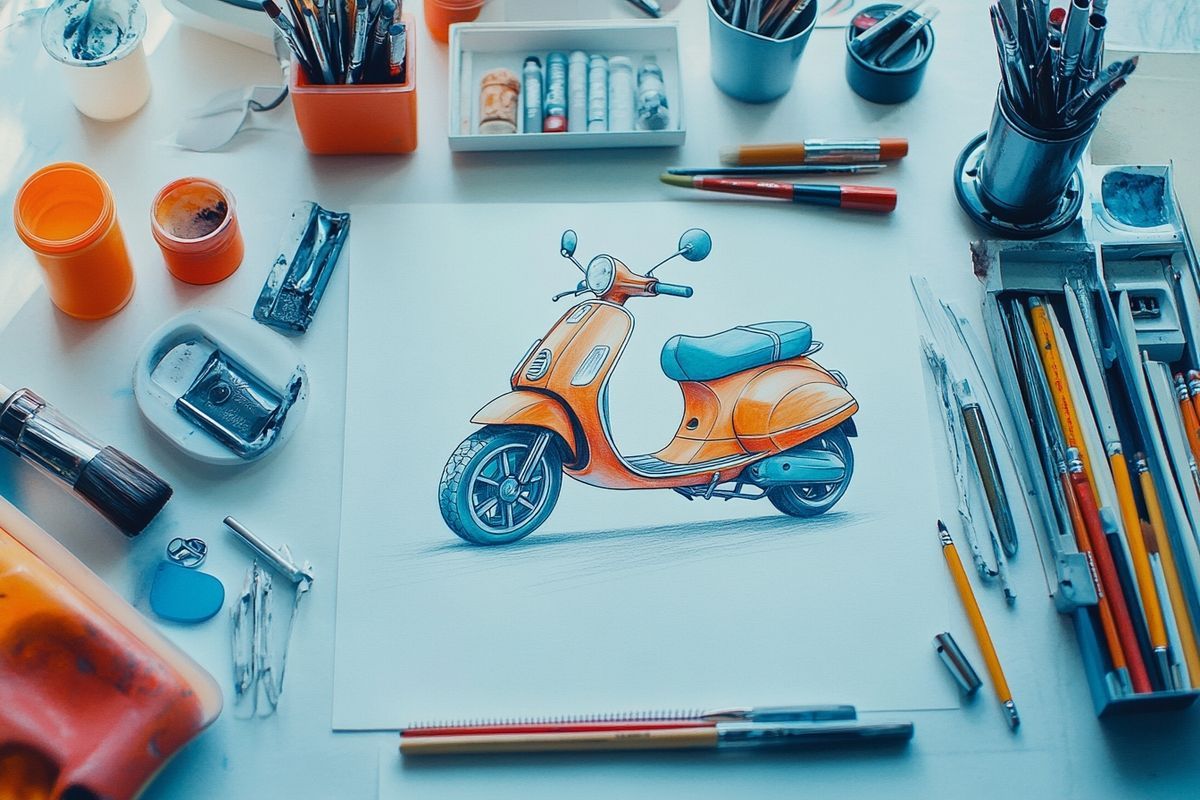 Découvrez pourquoi ce dessin de trottinette va révolutionner votre façon de dessiner !