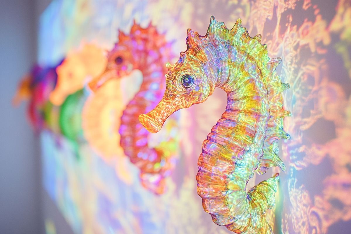 Vous ne croirez jamais comment cet artiste transforme des dessins d'hippocampes en magie