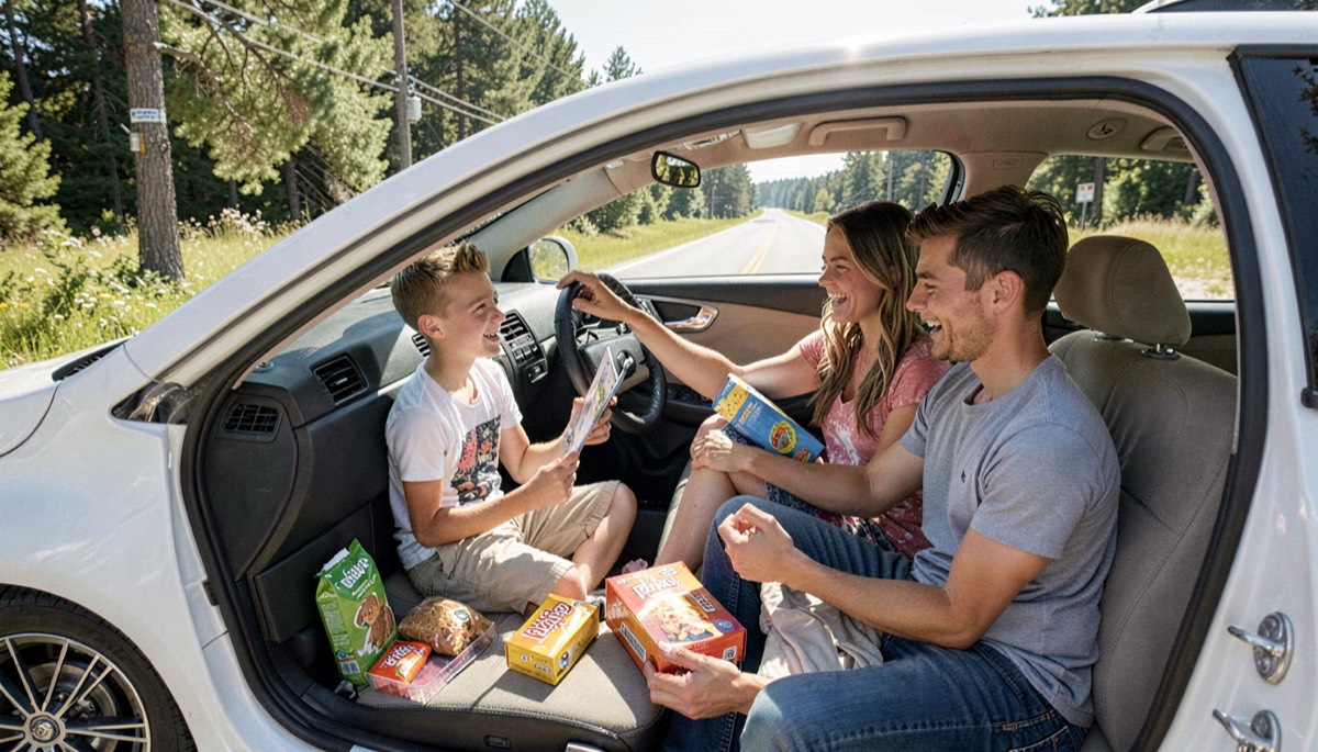Voyage en voiture bien organisé avec les enfants