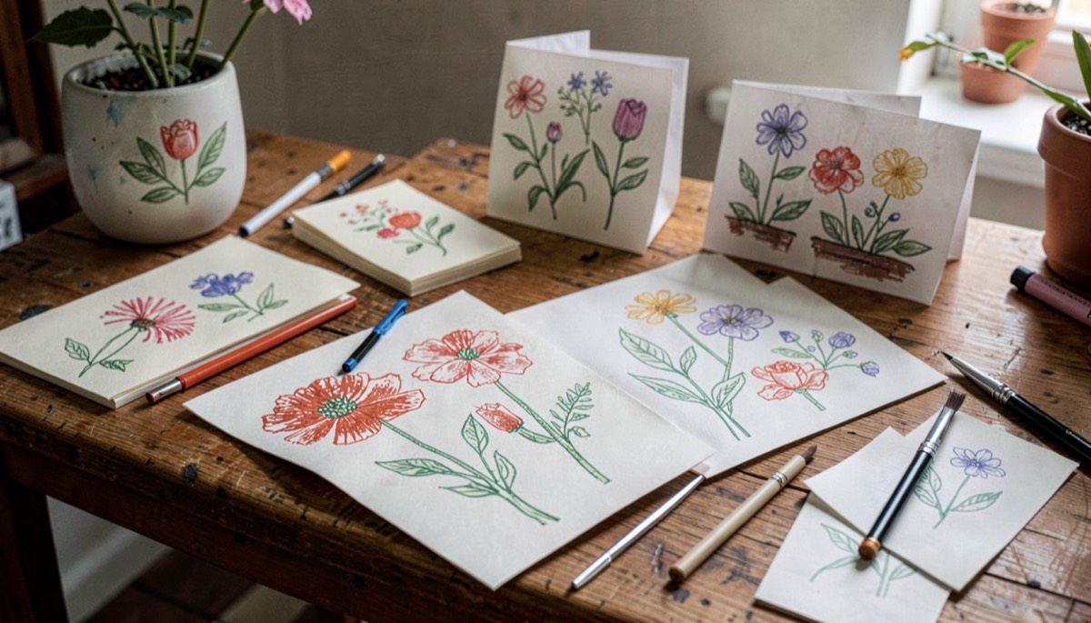 Bricolages et créations sur table